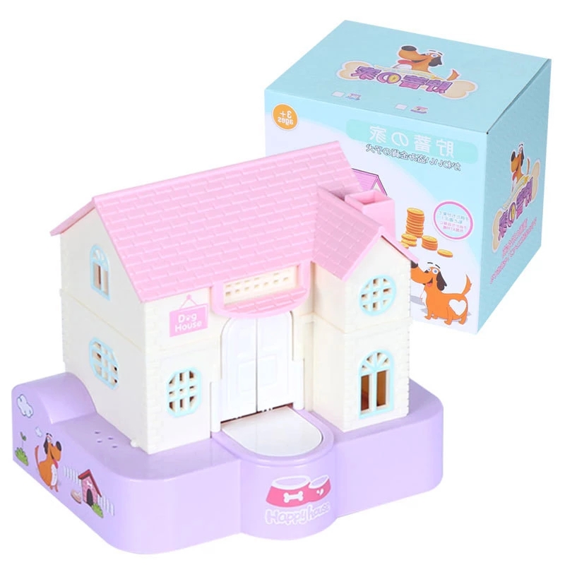 Kids Education Money - Funny Money Boxes House Steal Dog