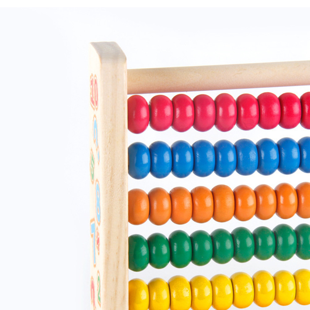 10 Stalls Wooden Abacus Colorf - Kids Educational Computer 评论和价格