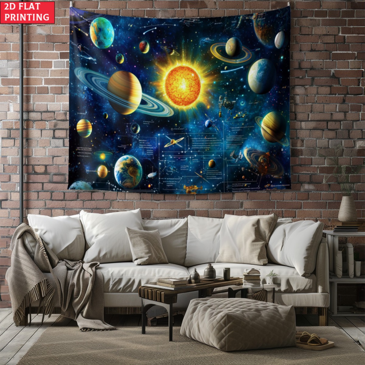 unframed Solar system planet t - Kids Education Room 评论和价格