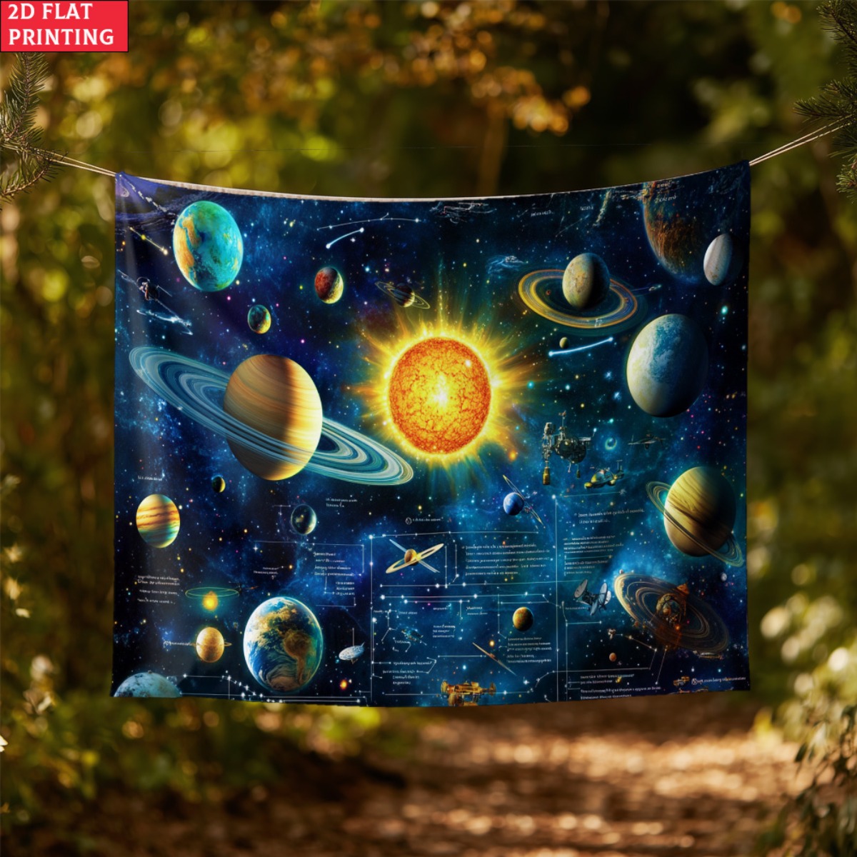 unframed Solar system planet t - Kids Education Room 评论和价格