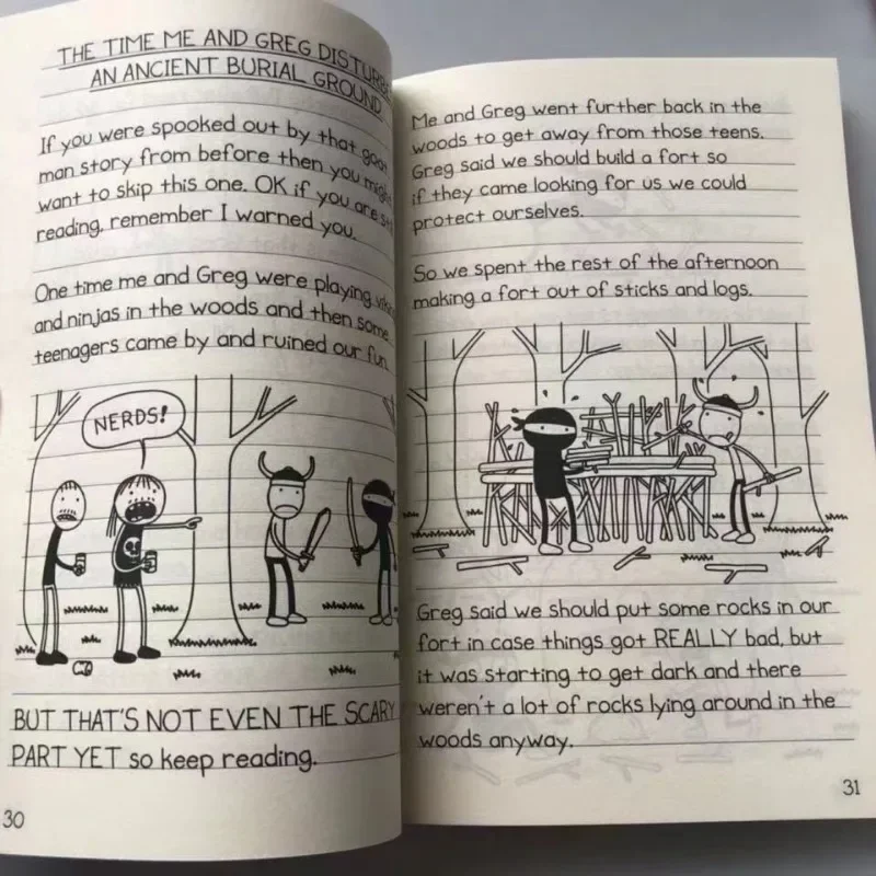 Diary Of Wimpy Kid English Boo - Kids Early Education Books 评论和价格