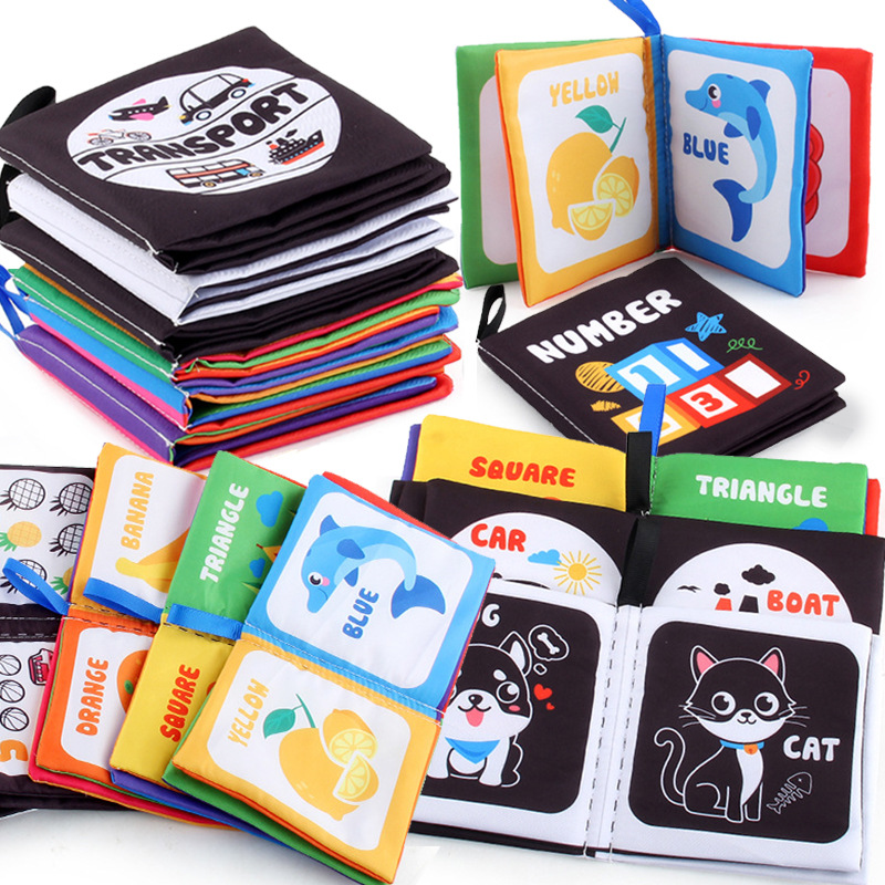 Baby Cloth Book for Newborns 0 - Kids Early Education Books 评论和价格