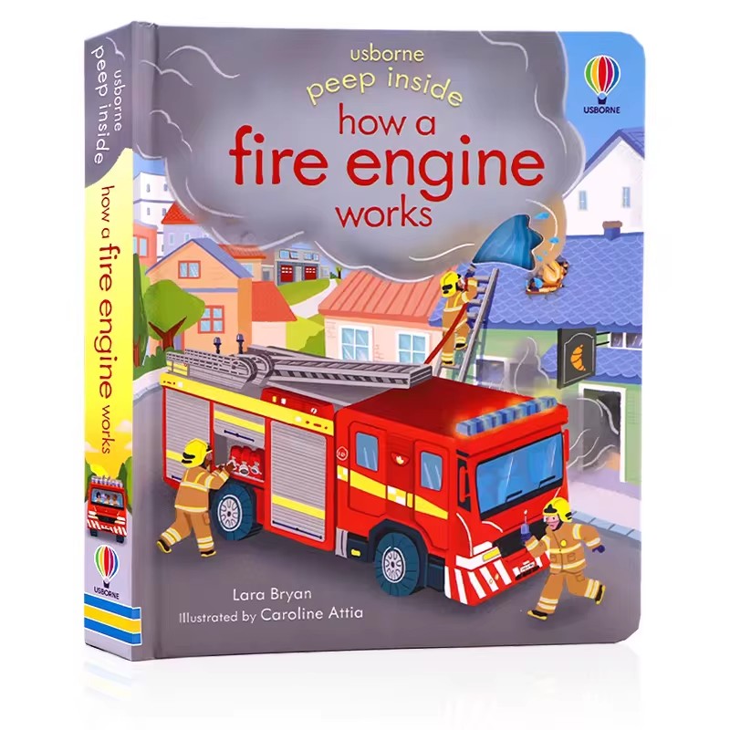 Usborne Peep Inside How A Fire - Kids Education And You 评论和价格