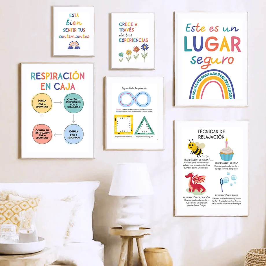 Spanish Education Motto Rainbo - Kids Education Room 评论和价格