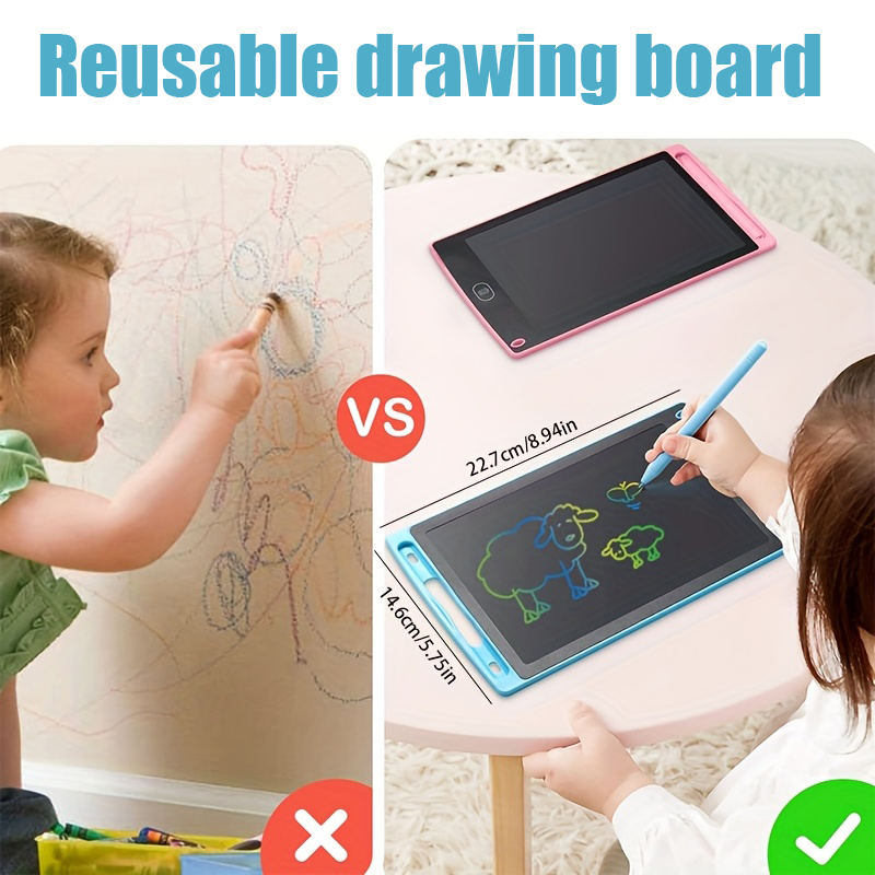LCD Writing Tablet for Kids, 8 - Kids Education Tablet 评论和价格