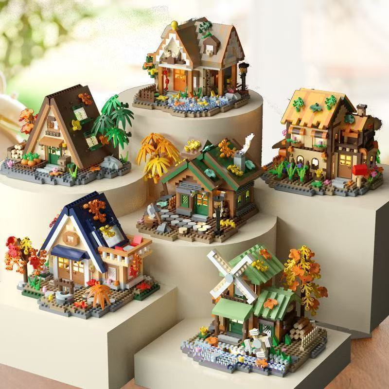6 Sets Forest Cabin Mini Build - Kids Education Login 评论和价格