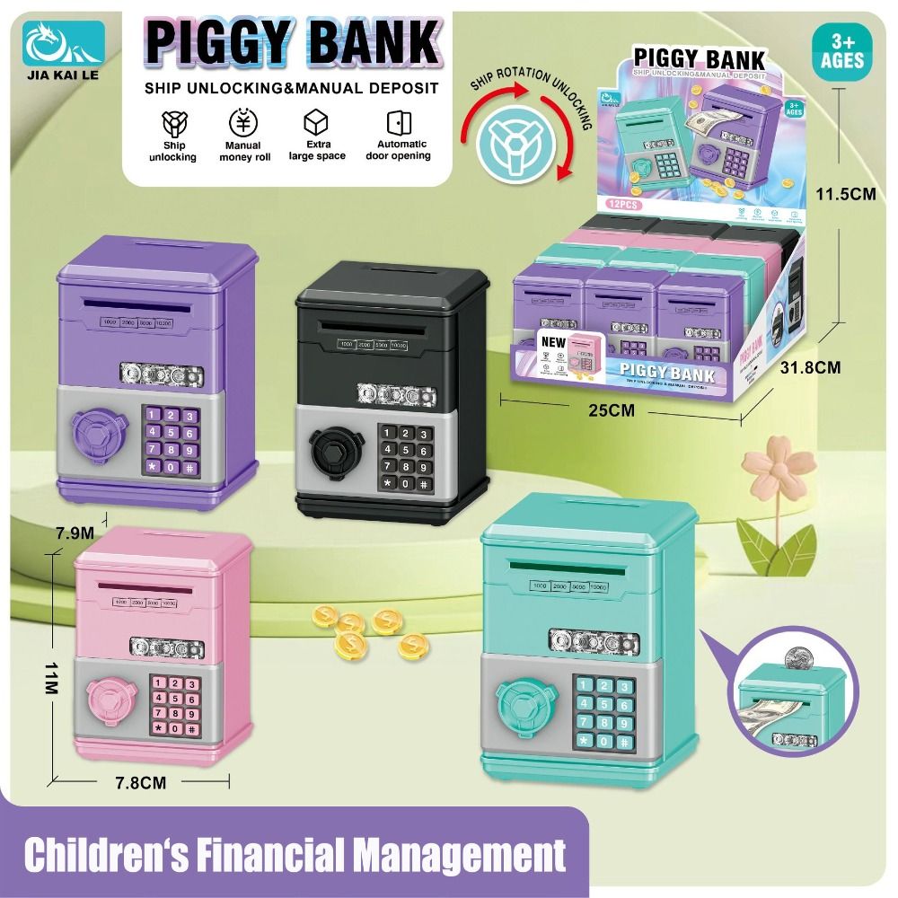 Password Children's Toy Piggy  - Kids Education Money 评论和价格
