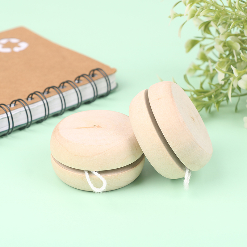 Colorful Wooden Yoyo Toy Mini  - Kids Education Login 评论和价格
