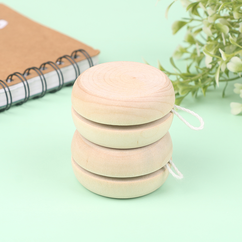 Colorful Wooden Yoyo Toy Mini  - Kids Education Login 评论和价格