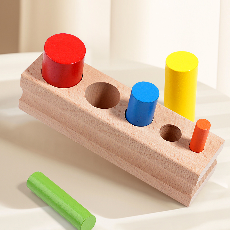 Montessori Wooden Colorful Kno - Kids Education Help 评论和价格