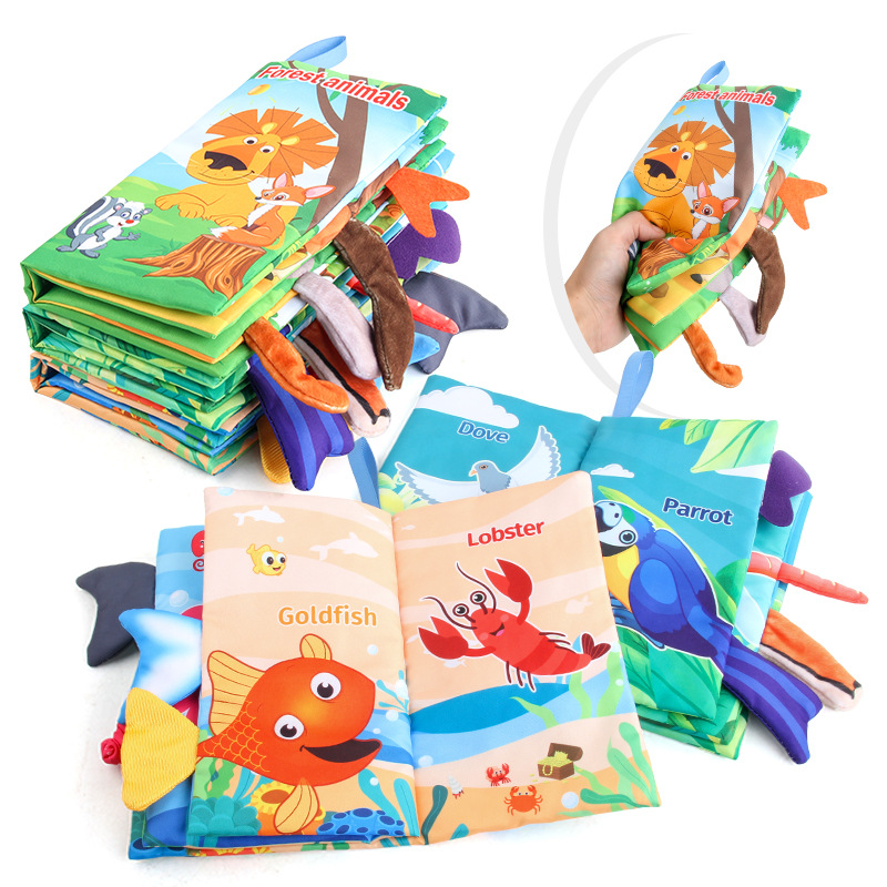 New Baby Cloth Books Visual an - Kids Early Education Books 评论和价格