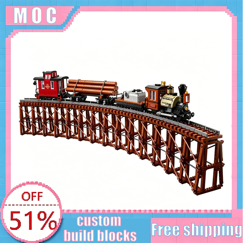 NEW 2731 Parts Logging Railway - Kids Education Login 评论和价格