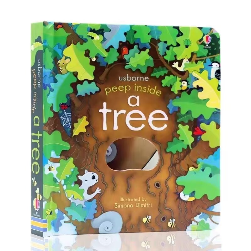 Usborne Peep Inside A Tree 3D  - Kids Early Education Books 评论和价格