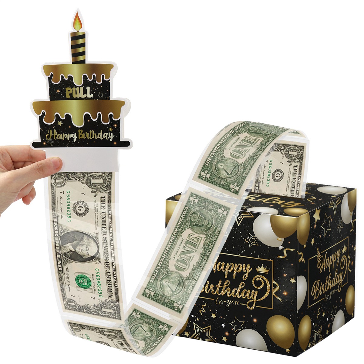 Birthday Money Box for Cash Gi - Kids Education Money 评论和价格